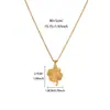 Collar de mariposa con goteo de aceite, no se decolora, joyería de lujo ligero de nicho de verano para mujer, regalo, joyería de acero inoxidable al por mayor