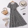 Gran Venta de Liquidación Ropa para Madres del Sudeste Asiático, Faldas Largas Florales para Mediana Edad y Mayores, Vestidos Ajustados Estilo Coreano, Faldas de Playa de Cintura Alta