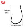 Anzuelo de pesca Wacky Group, anzuelo de pesca invertido, anzuelo para locha, anzuelo de gusano blando, anzuelo de luya de pozo negro en caja