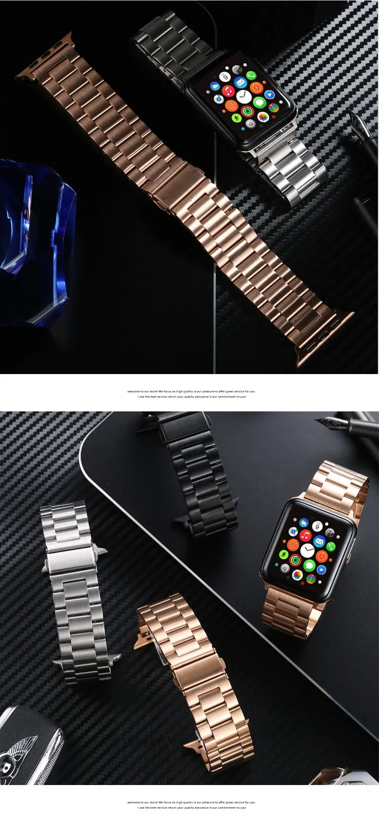 applewatch不锈钢表带