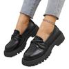 Mocasines de Gran Tamaño Transfronterizos para Mujer 2025 Primavera y Verano Nuevos Zapatos Mary Jane con Lazo de Charol Zapatos Casuales Venta al por Mayor