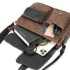 Bolsa de Ombro Masculina Retro Nova Marca da Moda Casual Jovem Bolsa Mensageiro Bolsa Transversal para Casal Bolsa Quadrada Pequena para iPad