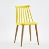 Silla Windsor Nórdica para Adultos, Silla de Reunión Minimalista Moderna Engrosada, Elegante Juego de Mesa y Sillas de Hierro para Uso Casual en Casa
