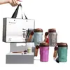 Copo Térmico Kuangdi de Titânio Puro para Meninos e Meninas, Caneca de Café Casual de Alta Qualidade, Copo de Presente Exquisito, Copo de Água de Luxo de Alta Qualidade