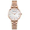 Reloj para mujer Bei Ya de la marca ZIDO, sencillo, moderno, dorado rosa, exquisito, informal, elegante, ligero, de lujo, luminoso, resistente al agua, con correa de acero.