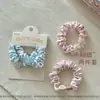 Paquete de 2~Gomas para el Cabello Elásticas tipo Cola de Caballo con Brillo de Estrella Acrílica Estilo Coreano para Niñas