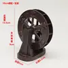 Molino de agua de rueda de plástico para fuente de rocalla, rueda de agua para estanque de peces de jardinería, paisajismo, succionar agua, agua corriente, molino de viento giratorio