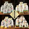 Bolsas de Lona con Cordón al por Mayor en Stock, Bolsas de Lona para Almacenamiento de Arroz y Harina, Bolsas Grandes de Doble Cordón