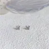 Aretes de Mariposa Nuevos Frescos y Pequeños Aretes de Diamante Exquisitos de Alta Calidad para Todo Tipo de Ocasiones Diseño de Nicho Aretes Simples