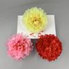 Simulação 17 cm grande peônia flor atacado adereços de dança flor de casamento parede diy material cos traje cabeça flor com flor