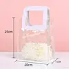 Bolsas de Mano Transparentes de PVC en Stock con un Toque de Lujo para el Festival del Medio Otoño, Día Nacional, Bolsas de Regalo de Cumpleaños y Bolsas de Mano de Plástico para Bodas