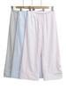 Pantalones de Estilo Holgazán con Cintura Elástica y Cordón Ajustable, Rayados de Pierna Ancha, Diseño Holgado y Adelgazante, Pantalones con Abertura y Botones, Pantalones Rectos