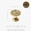 Manija de Armario Estilo Europeo, Lujo Dorado con Incrustaciones de Diamante, Manija de Puerta de Gabinete Minimalista Moderna, Manija Redonda para Cajón de Gabinete al por Mayor