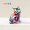 Pedrinhas de Cristal Natural Enfeites de Gatinho Fofo Cristal Natural Gatinho Decorações Fofas para Casa e Escritório Venda por Atacado