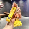 Llavero de Blancanieves de Dibujos Animados Lindo Muñeca Elsa Llavero de Coche Colgante para Mochila Escolar Pequeño Regalo para Mujer Venta al por Mayor