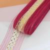 Fita de Malha Dura Bicolor Espinha de Peixe material para acessórios de cabelo DIY feitos à mão Cinto de Malha Elástico Fita de Suporte para saias 20 m