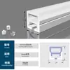 Fundas de Tira de Luz de Silicona para Montaje en Superficie e Instalación Oculta, Flexibles, Impermeables, Iluminación Interior para Sala de Estar, Dormitorio, Escaleras, Directo de la Fábrica Fuente