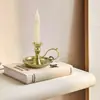 Nuevo Retro Europeo Multi-Cabeza Metal Hierro Forjado Portavelas Adorno Romántico Mesa de Comedor Vela Cena a la Luz de Velas Portavelas de Lujo Ligero