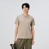 Camiseta Versátil de Gola Redonda e Manga Curta Estilo Japonês para Mulheres, Caimento Regular nos Ombros, Cor Sólida Solta Manga Meia Manga Camiseta Básica Masculina Venda por Atacado
