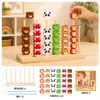 Juego de ensartar cuentas de madera para niños, entrenamiento de la concentración, educación temprana y juguete educativo