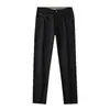 Calça Jeans de Alta Qualidade para Todas as Estações para Homens, Preto e Branco, Produtos Europeus Transfronteiriços, Luxo Leve, Moderna, Slim Fit, Versátil, Calça Longa