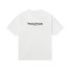 Serie de camisetas casuales de algodón puro de manga corta, unisex, de marca moderna, con tres etiquetas completas, patrón digital transfronterizo Margiela, cuello redondo