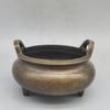 Atacado bronze antigo antigo bronze velho incensário de três pernas Joel Xuande incensário de latão Xuande grande, médio e pequeno