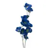 12 Amapolas Artificiales de Alta Apariencia y Caída para Boda, Hotel, Fotografía de Hogar, Video, Exhibición en Centro Comercial, Venta al por Mayor Transfronteriza