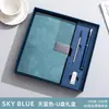 Caixa de Presente Personalizada para Caderno Conjunto Caderno A5 Executivo com Capa de Couro Macio Caderno de Alto Valor com Logotipo Personalizado