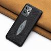 Adecuado para carcasa de teléfono móvil realme GT Neo5 piel de vaca Pez Perla medio paquete Protección de cuero Realme GT Neo5SE