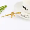 Jedi Survival Escape Chicken Game Arma Modelo 98K Sniper Rifle Metal Keychain Pingente