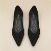 Zapatos Planos Suaves de Punta Fina, Elegantes y Cómodos, para Mujer, Novedad Verano 2026, Versátiles Zapatos Negros de Oficina para Mujer