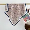 Bufanda Cuadrada Nueva de Algodón de Seda para Otoño Temprano para Mujer 2026, Bufanda Decorativa Pequeña Profesional para Cuello, Chal Estilo Coreano, Bufanda Protectora para el Cuello, Elegante Pañuelo para la Cabeza