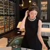 Vestido de tirantes sin mangas estilo Hepburn de verano, vestido de cuello redondo, elegante vestido de fiesta de hombros descubiertos, vestido de princesa, exclusivamente para ventas transfronterizas