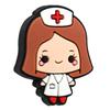 Caneta Esferográfica Série Enfermeira Médica Desenho Animado Transfronteiriça DIY Caneta com Miçangas Cola Macia de PVC Removível Acessórios de Joalheria com Miçangas de Coca