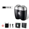Nova Caixa de Presente Barbeador Elétrico Mini Display Digital para Homens Portátil Viagem Carro Barbeador de Barba