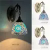 Luminária de Parede Mosaico Artesanal Estilo Étnico Retrô Nostálgico Romântico Parede de TV Varanda Corredor Ktv Café