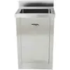 Acero inoxidable 304 lavabo lavamanos fregadero comercial de un y dos senos taller de fábrica lavabo de desinfección por inducción de pie