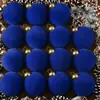 15 Piezas Nuevo Producto Transfronterizo 6/8cm Bolas de Navidad Afelpadas para el Hogar, Uso Diario, Centros Comerciales y Ocasiones Festivas, Exquisitos Adornos de Bolas de Navidad