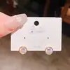 Pendientes de Tachuela Plateados para Pareja, Hombres y Mujeres, Superficie Lisa, Circonita, Diseño de Nicho, Estilo Ins, Estilo Fresco, Pendientes de Tachuela Simples de Moda