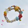 [Sabor crema día soleado] pulsera nicho linda estudiante caricatura novias pareja collar de cuentas regalo mayoreo