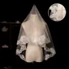 Accesorios para el Cabello de Novia Fantasma Cosplay de Halloween Accesorios Nuevos Atrezo para Foto de Disfraz Tocado Velos con Borde de Encaje Negro