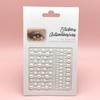 Parche de maquillaje de ojos, parche de diamante para ojos, decoración facial, accesorios de maquillaje de perlas, parche de diamantes de imitación para escenario infantil, en stock, cuenta de mano al por mayor
