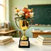 Flores de Ganchillo con Hilo de Alta Gama Transfronterizas para Temporada de Graduación, Día de la Madre, Día del Maestro, Premios de Competición y Regalos de Flores Artificiales