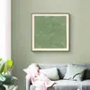 Estilo Moderno Simple Curación Escandinava Sala de Estar Canción de Primavera Verde Paisaje Cuadrado Abstracto Dibujo Decorativo de Piso de Dibujos Animados