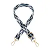 Correa de Hombro Estrecha de Nuevo Estilo Transfronteriza de 2.5 cm con Empalme de Colores, Correa de Accesorios para Bolsos, Cordón para Teléfono y Botella de Agua de Hombro Único Cruzado