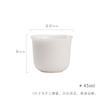 Taza de Té de Porcelana de Jade Blanco Dehua Moji Juego de Té Kung Fu Cerámica Azulejo Fino Taza de Té Hogar Taza Individual Personalización de Logotipo