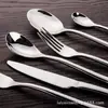 Venta al por mayor de fábrica cuchillo para bistec occidental acero inoxidable cuchillo tenedor cuchara suministros de hotel juego de cubiertos