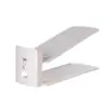 ¡Guau! Estante de Almacenamiento de Zapatos Personalizable, Zapatero Doble Capa Ajustable, Soporte de Zapatos Blanco Crema, Zapatero Mágico de Partición que Ahorra Espacio