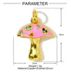 Collar Colgante de Corazón Goteante Planeta Luna Gato de Cobre Zircón Europeo y Americano Joyería Colgante Arcoíris Uva Champiñón para Mujer